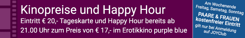 Preise im Erotikkino purple blue Rheinböllen